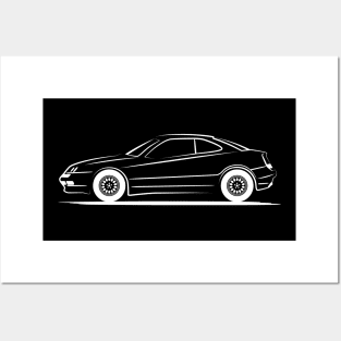 Alfa Romeo GTV (916) 1993-2004 White Posters and Art